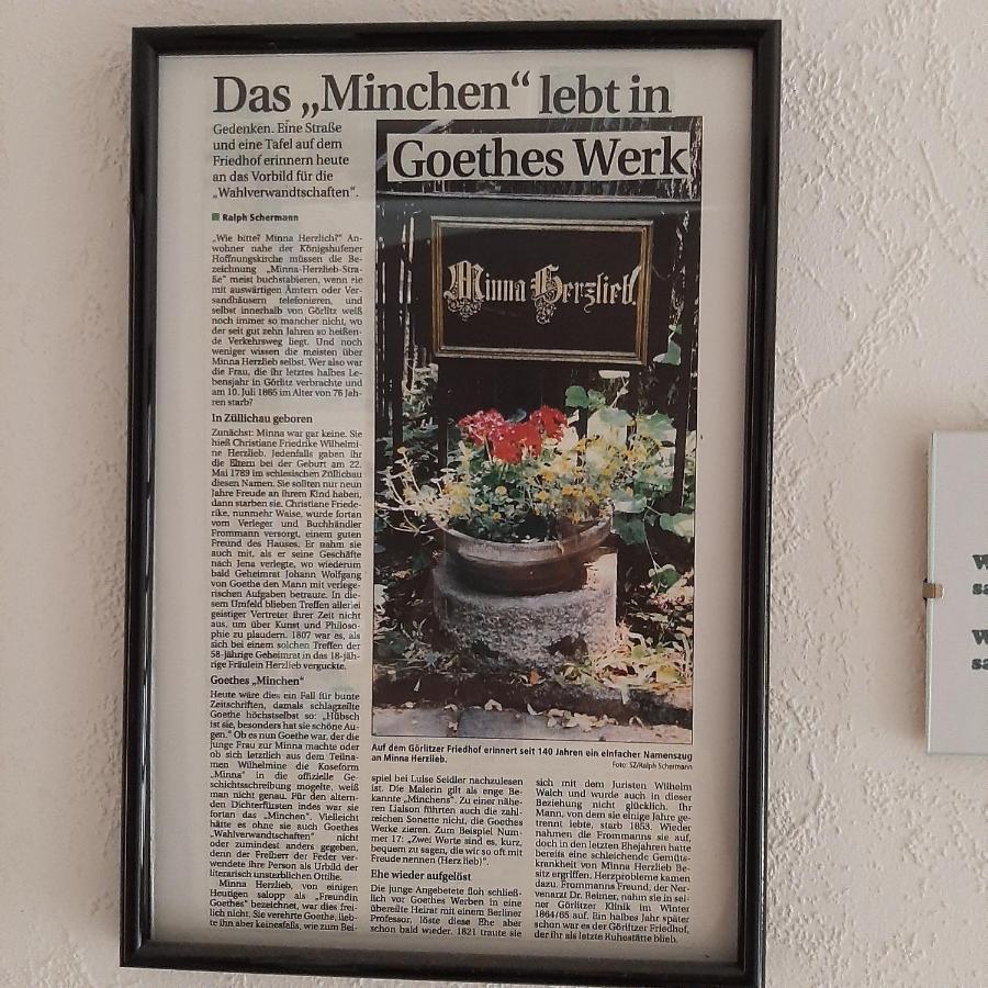 Ferienwohnung Minna Herzlieb Görlitz Exteriér fotografie